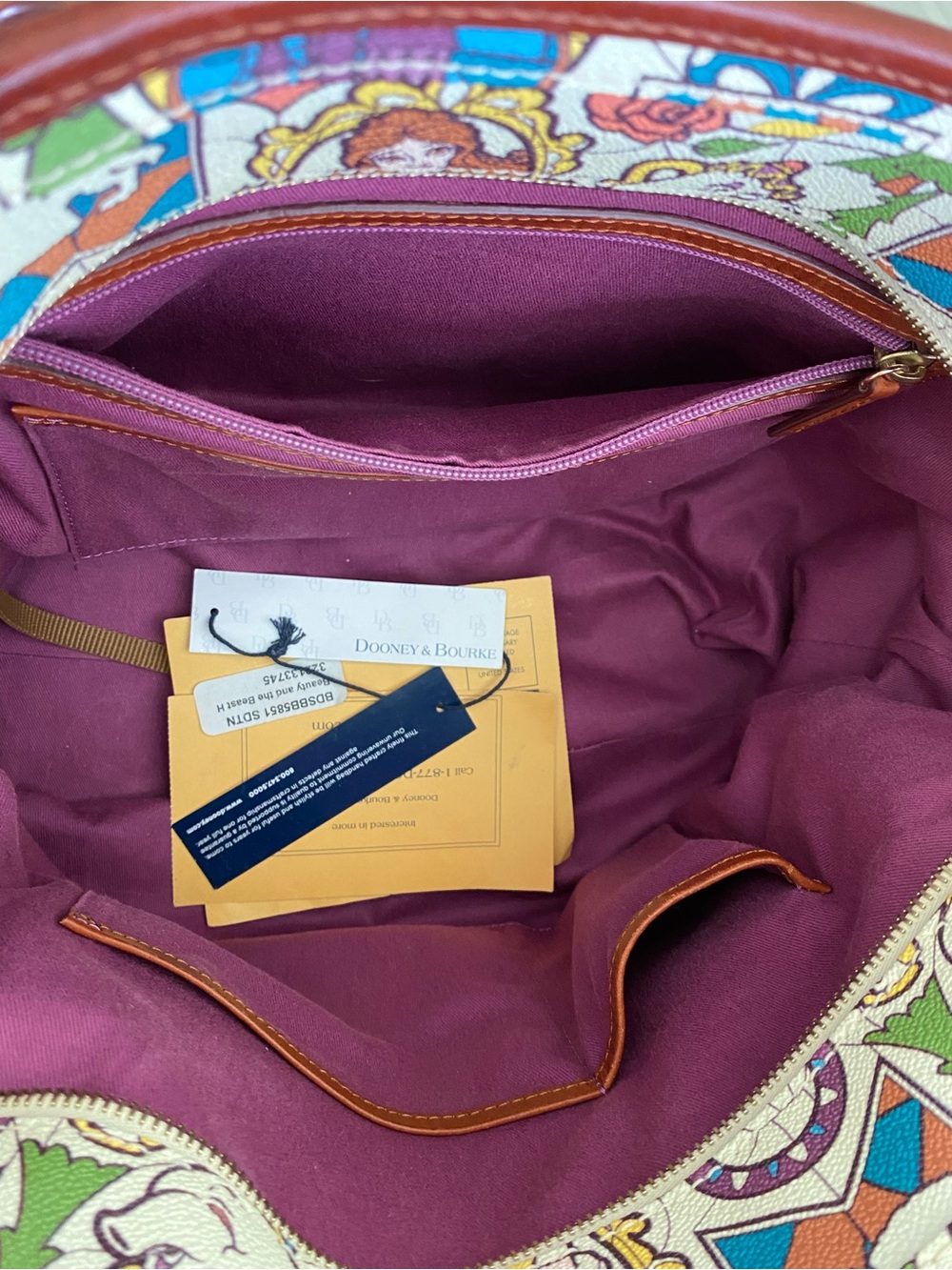 Beauty and the Beast purse Dooney & Bourke - Picture 7 of 9